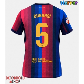 Barcelona Pau Cubarsi #5 Hjemmebanetrøje 2026-27 Kort ærmer